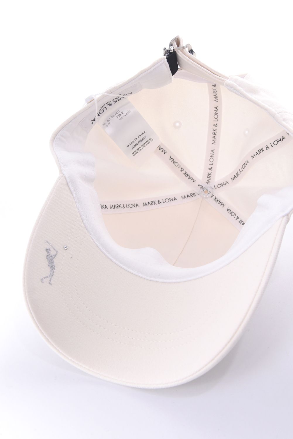 SPECTRA WOOLY 6P CAP / ブランクスカル3Dロゴ刺繍 ベースボールキャップ (ホワイト)