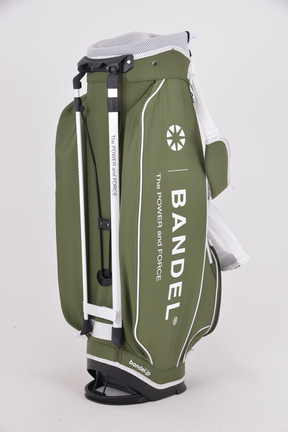 【ポイント10倍】 BANDEL × elitegrips D-Type 9.5inch CADDY BAG / エリートグリップ コラボレーション キャディバッグ (カーキ)