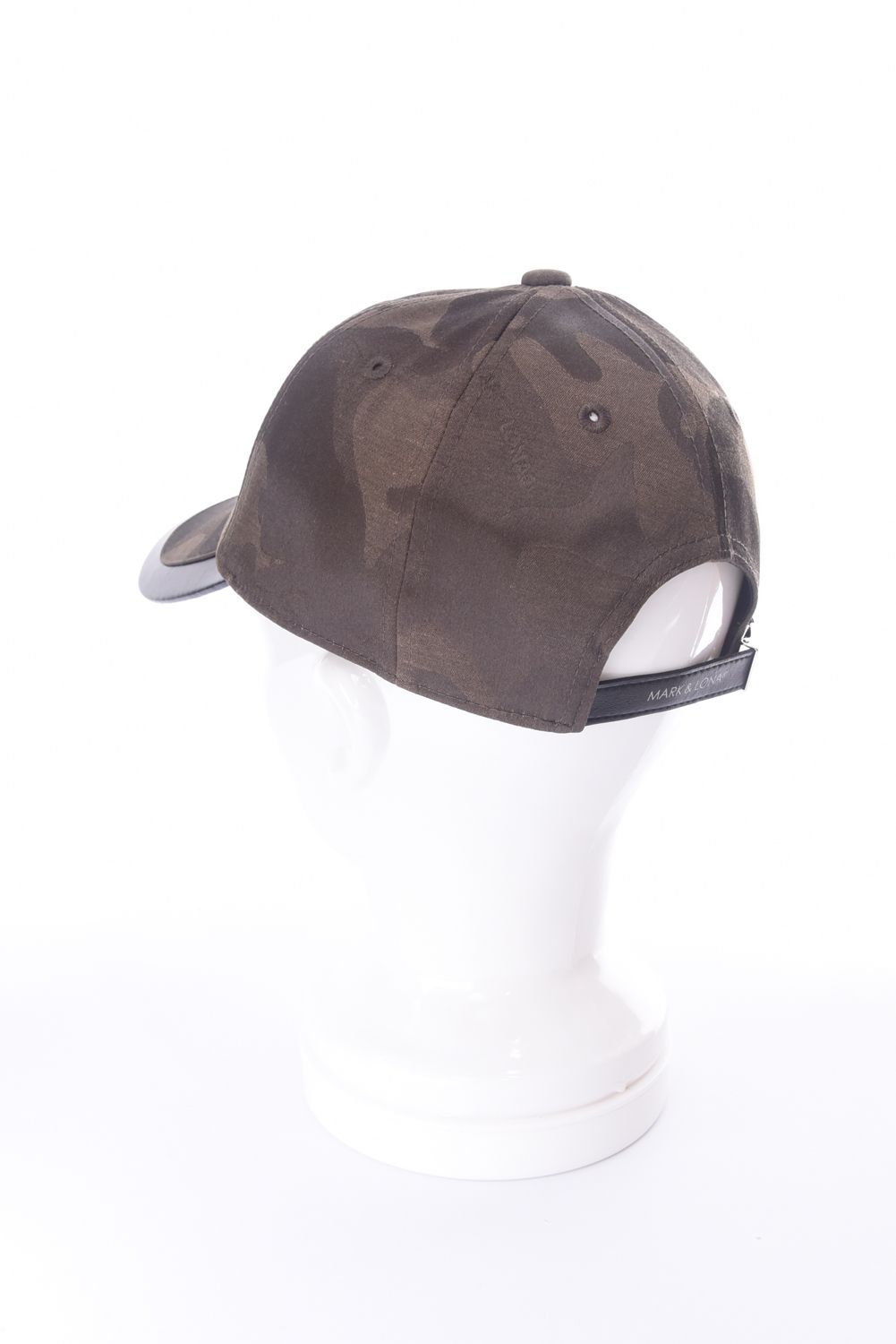 GAUGE CRYSTAL ICON CAP / オリジナルカモジャカード 異素材切り替え ベースボールキャップ (ブラウン)