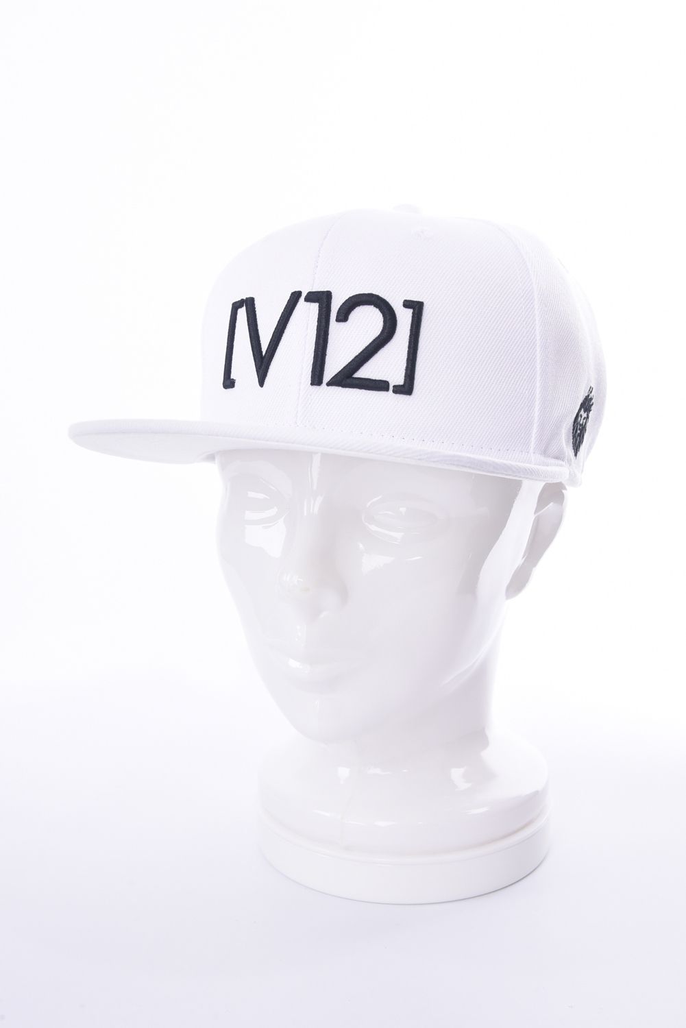 FLAT V12 CAP / アイコンロゴ キャップ ホワイト
