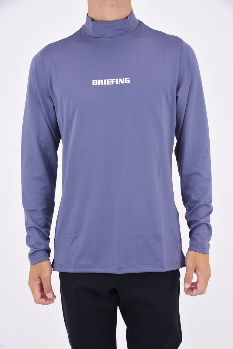 BRIEFING - MENS TOUR LS HIGH NECK BBG231 / ブランドロゴ ロング  