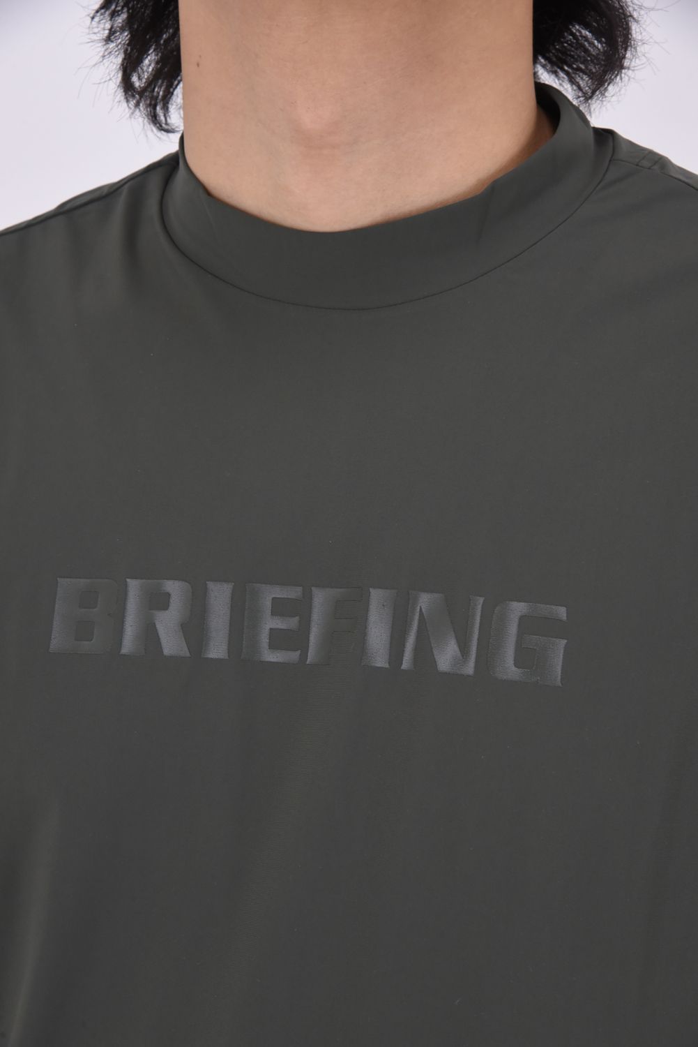 BRIEFING - 【25SS】 MEN'S GRAPHIC HIGHNECK / ロゴプリント