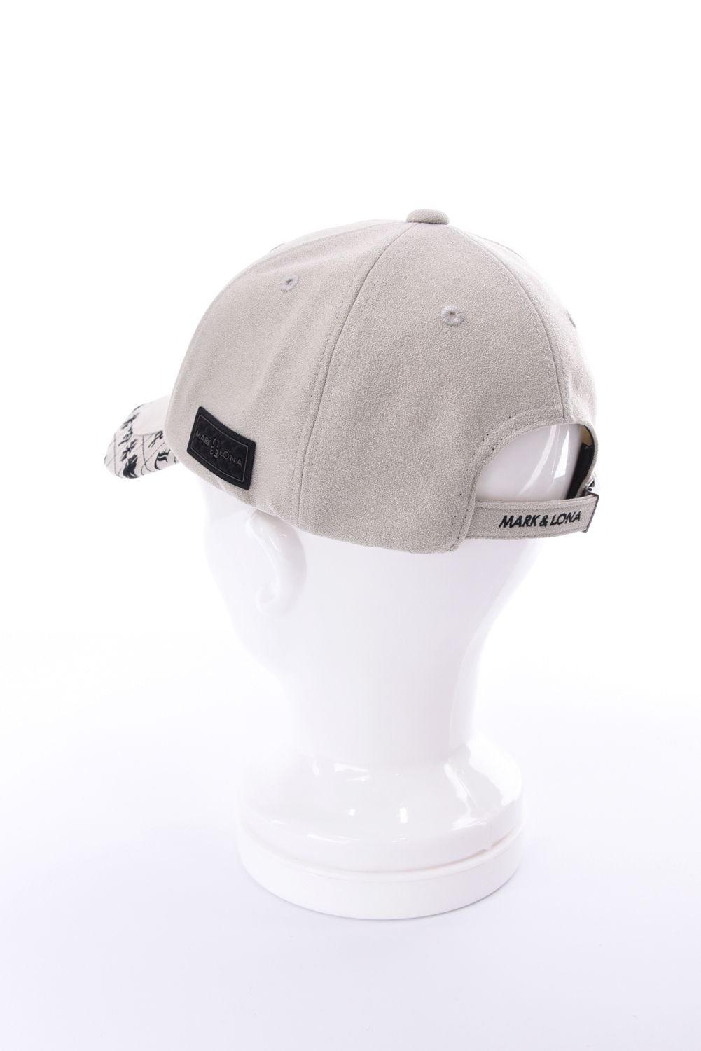 【26AW】 OBLIVION JACQUARD CAP / 3Dブランドロゴ モノグラムパターン刺繍 ベースボールキャップ (シルバーグレー)