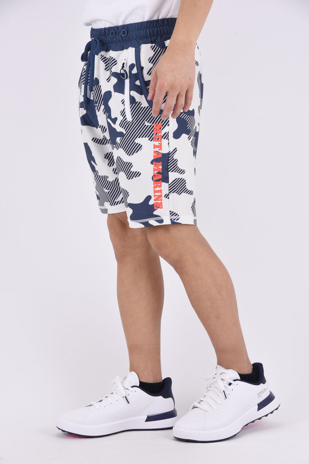 【26SS】 RUSH SHORT PANTS (DIAGONAL CAMO) / ダイアゴナルカモフラージュ ラッシュガード ショートパンツ (ホワイト)