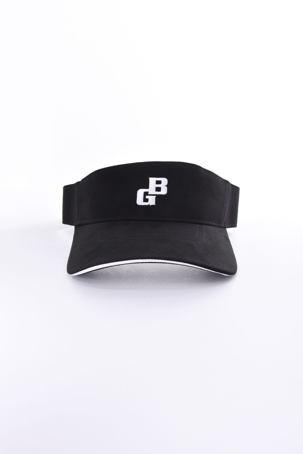 【26AW】 MEN’S SUEDE SMALL BG LOGO VISOR / スウェード素材 スモールBGロゴ サンバイザー (ブラック)