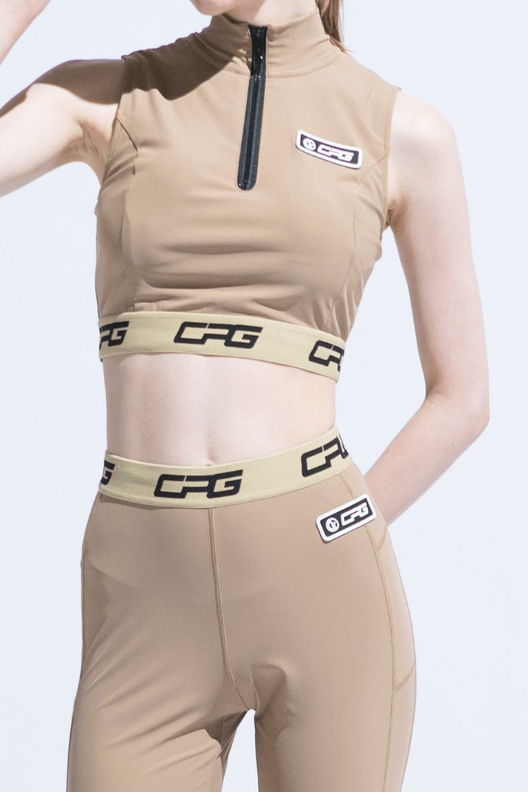 CPG GOLF - 【レディース】 HIGH NECK CROPPED TOP / ノースリーブ 