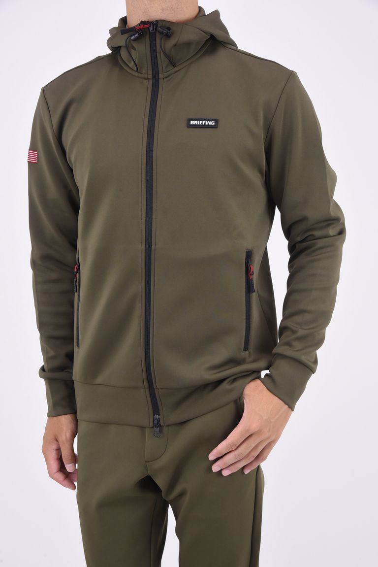 BRIEFING - MENS 3D LOGO PARKA BBG231 / エンボスBRIEFINGロゴ ジップ  