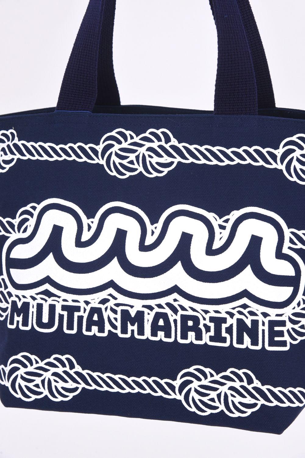 【26SS】 ROPE柄 ECO BAG / ロープ エコバック (ネイビー)