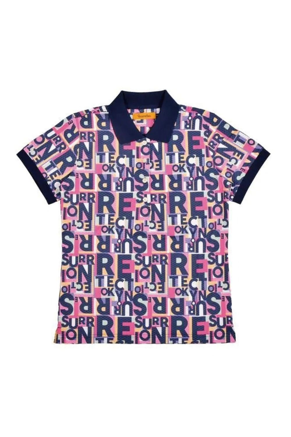 【26SS】【レディース】 JUNCTION POLO / 総柄プリント ポロシャツ (トワイライトジャンクション)*