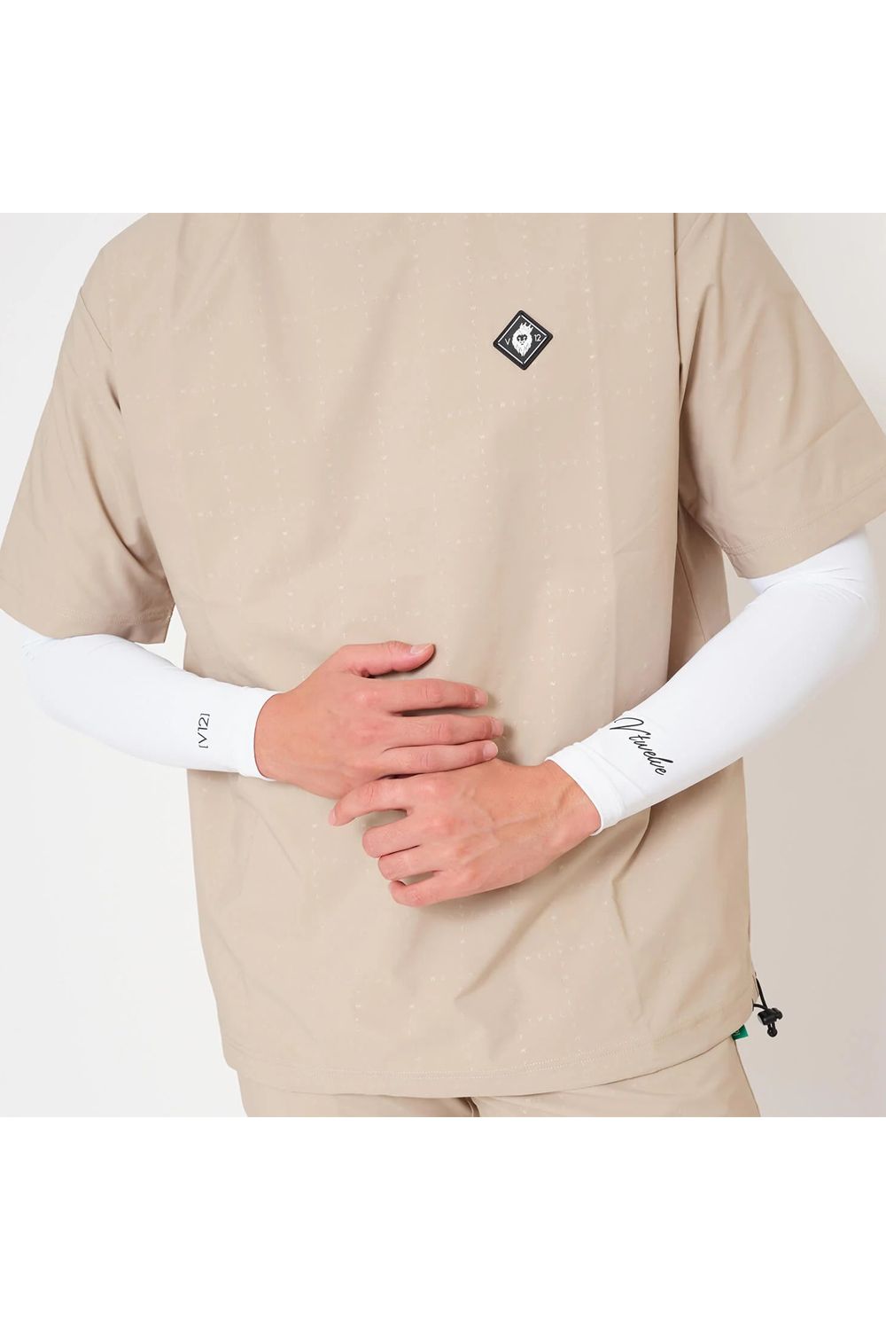【26SS】 HICKY ARM COVER / ミニマルブランドロゴ アームカバー (ホワイト)