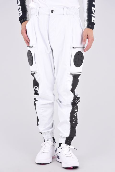 【26AW】 MERCURY COOLING FAN PANTS / モノトーン サイドロゴ 空調ファン搭載ロングパンツ (ホワイト)