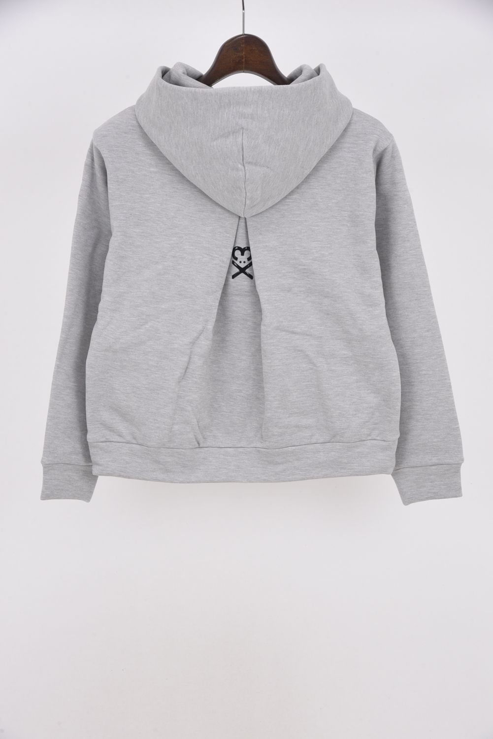 【25AW】【レディース】 KI-XXX THREE BACK PLEAT HOODIE / バック プリーツ フーディー (杢グレー)