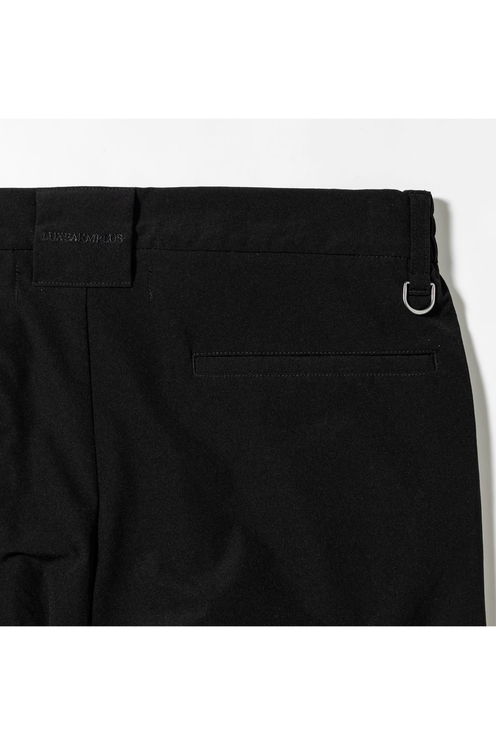 【春夏仕様】SUPER STRETCH LOGO PANTS /  スーパーストレッチ ロゴ ロングパンツ (ブラック/ホワイト)