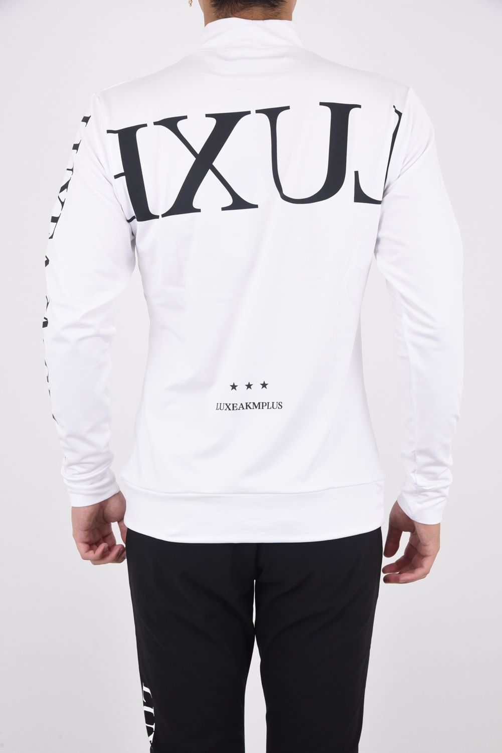 BACK BIG LOGO HIGH NECK T-SHIRTS / ロゴ ハイネック Tシャツ ホワイト