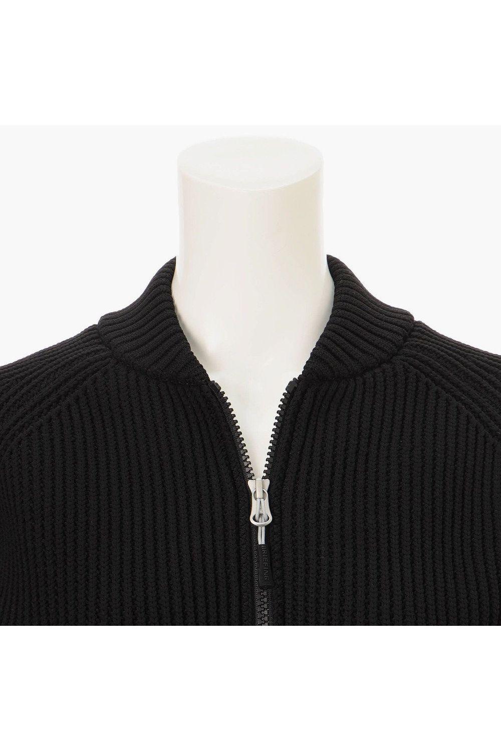 【26AW】【レディース】 WOMEN’S WINDBLOCK DOCKING RIB KNIT JACKET / 畦編みニット&ナイロンツイル ハイブリッドジャケット (ブラック)
