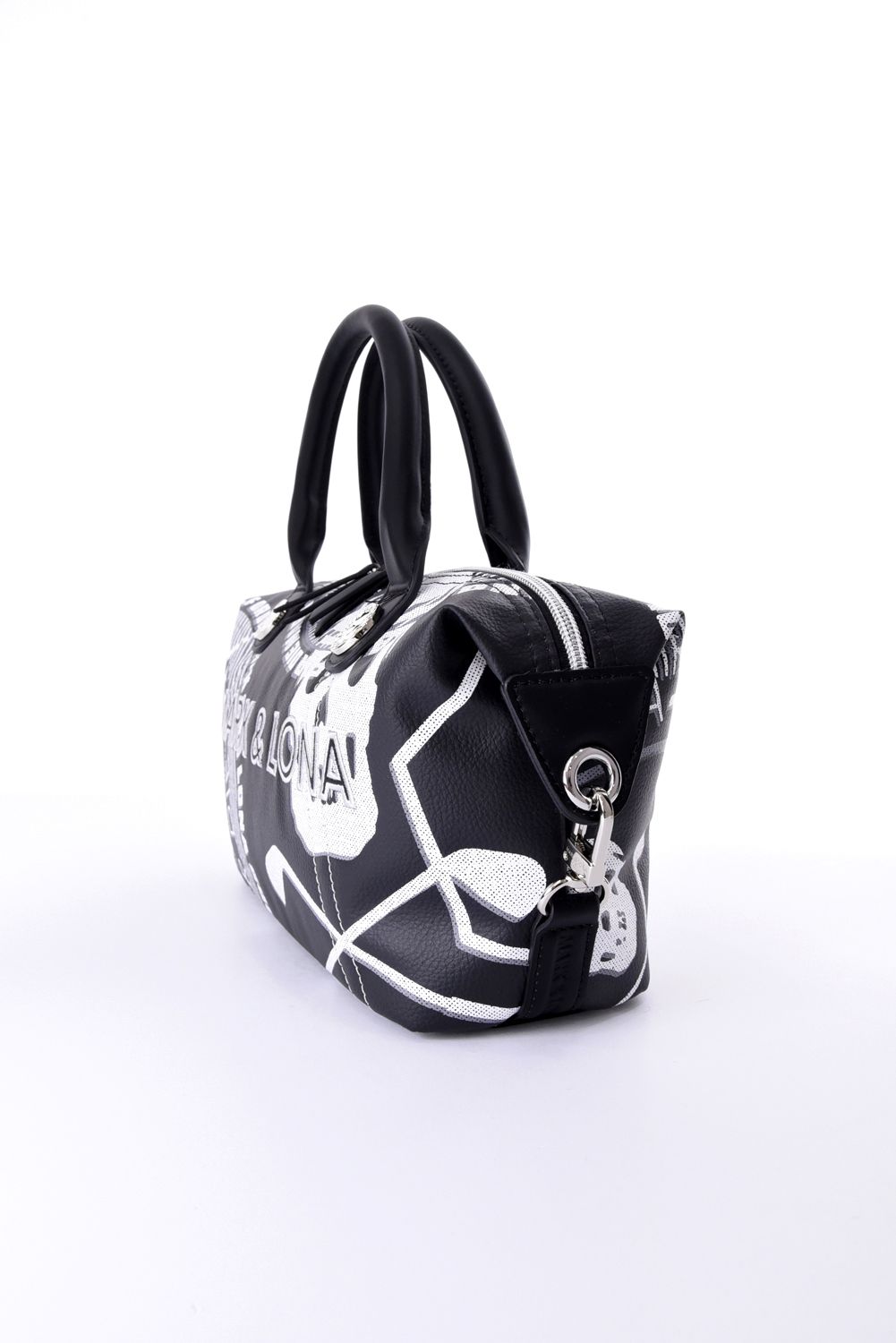 【2026AW 木村拓哉さん着用】 ATLAS CONVERTIBLE CART BAG / アイアンスカル シンセティックレザー 2WAYカートバッグ (ブラック)