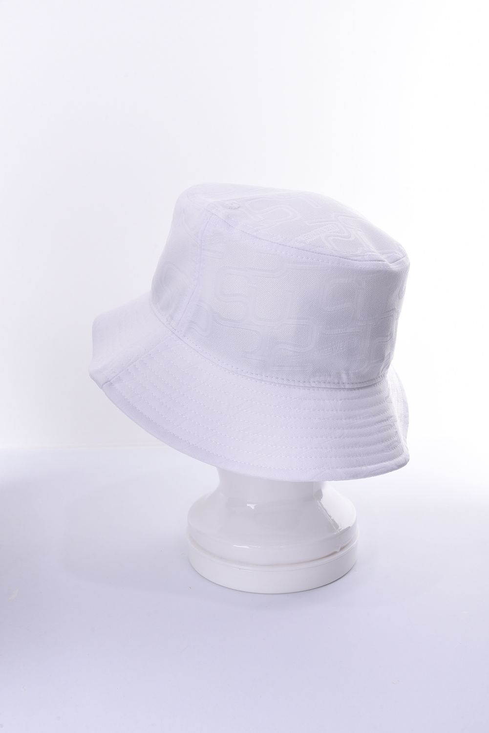 GRAPHIC BUCKET HAT / グラフィックロゴ バケットハット (ホワイト)