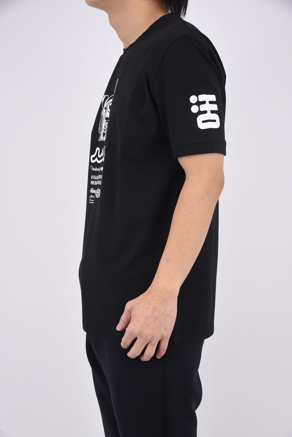 【26SS】 Kuromi × muta MARINE Fishing STRETCH T-SHIRT / Kuromiコラボレーション Tシャツ (ブラック)