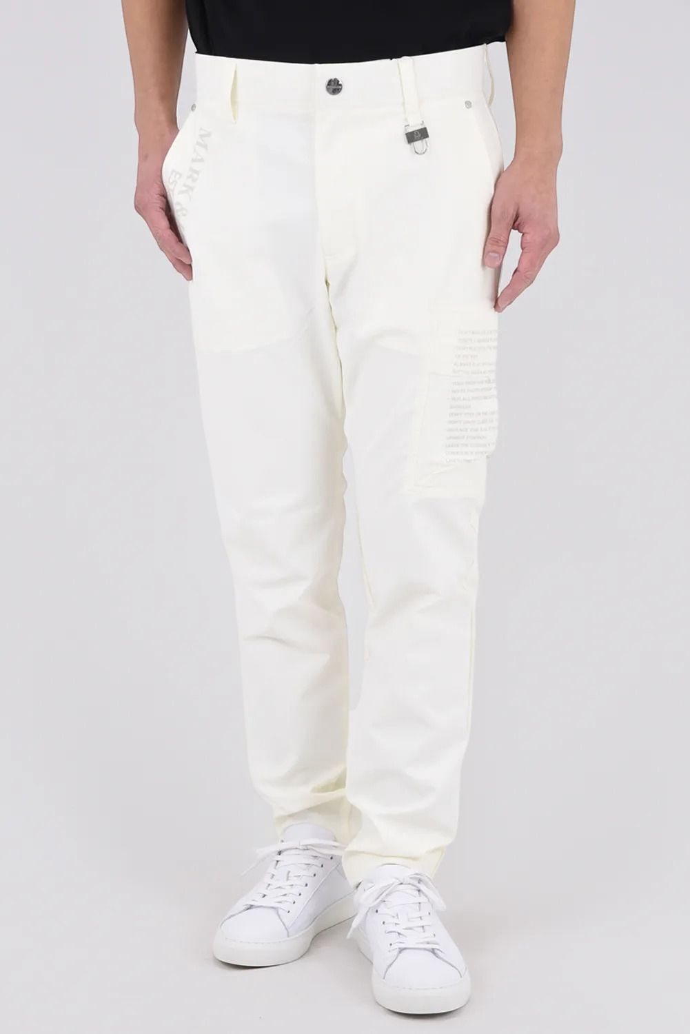 【26SS】 SCOPE ADAPTIVE UTILITY PANTS / ナイロンタフタ パッチポケット ハイストレッチ ロングパンツ (ホワイト)