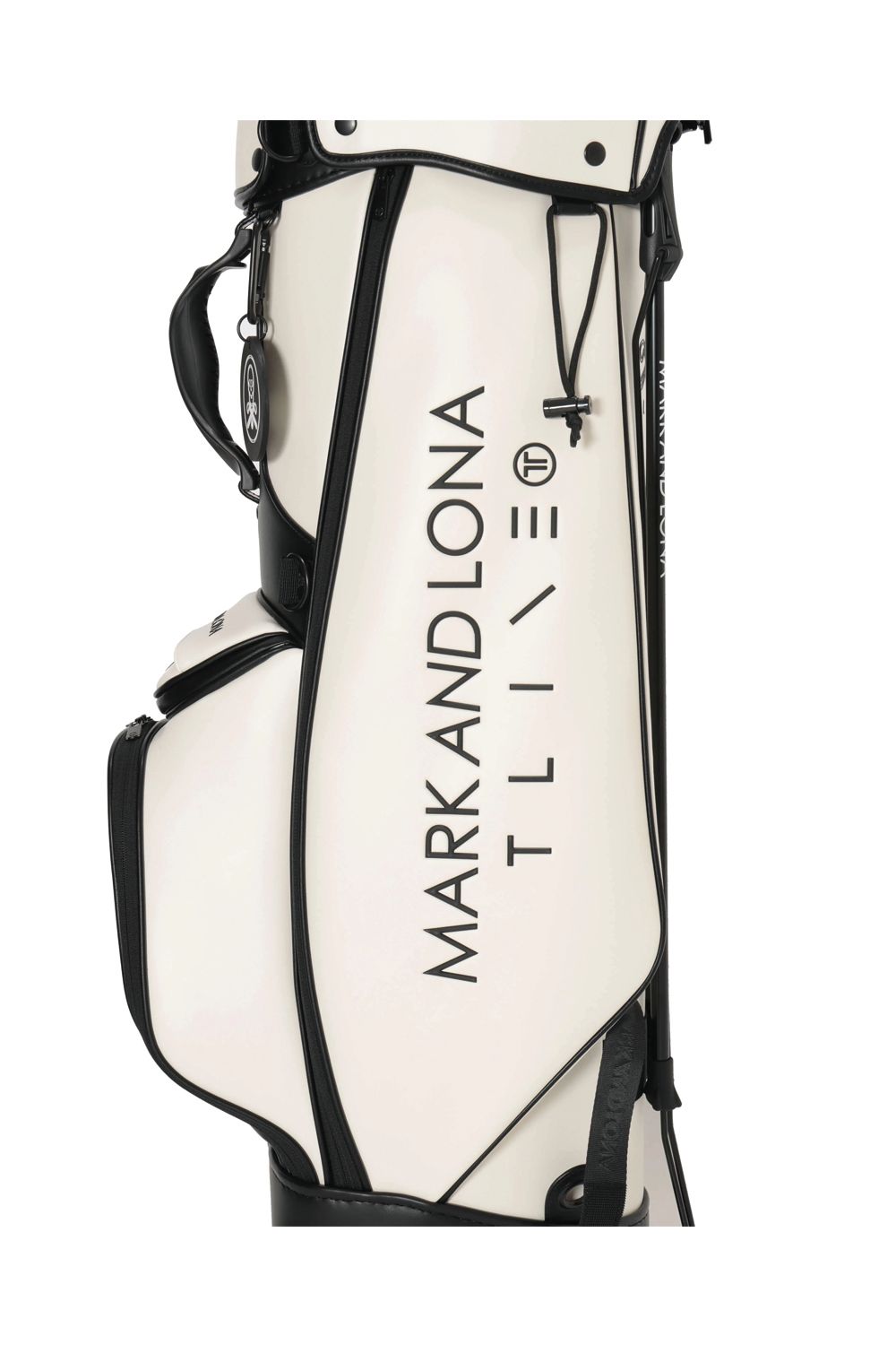 【26SS】【T-LINE】【銀行振込・代金引換不可】【返品・交換不可】 VELOCITY ROLL HYBRID STAND BAG / モノトーン シンセティックレザー スタンドタイプ キャスター付きキャディバッグ (ホワイト)