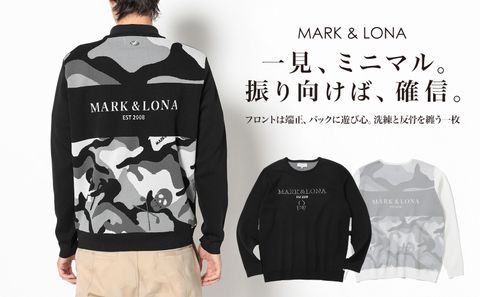 【MARK&LONA】 フロントとバックスタイルのギャップで魅せる大人ニット