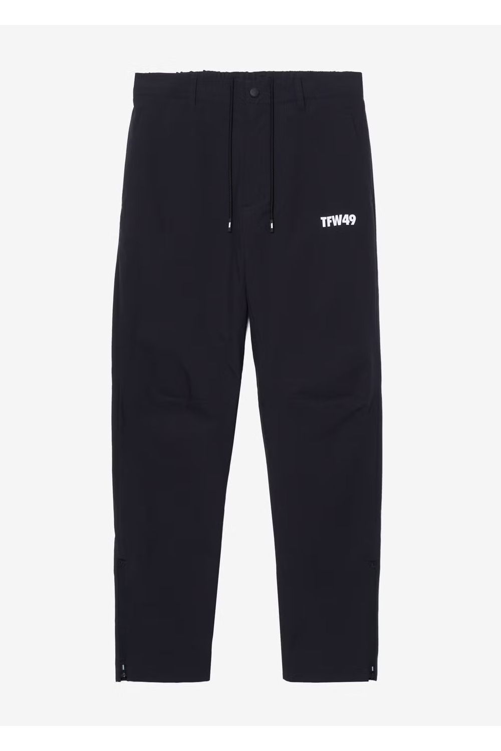 【26AW】 STRETCH HYBRID PANTS / ストレッチナイロン&ダンボールニット ロングパンツ (ブラック/ブラック)
