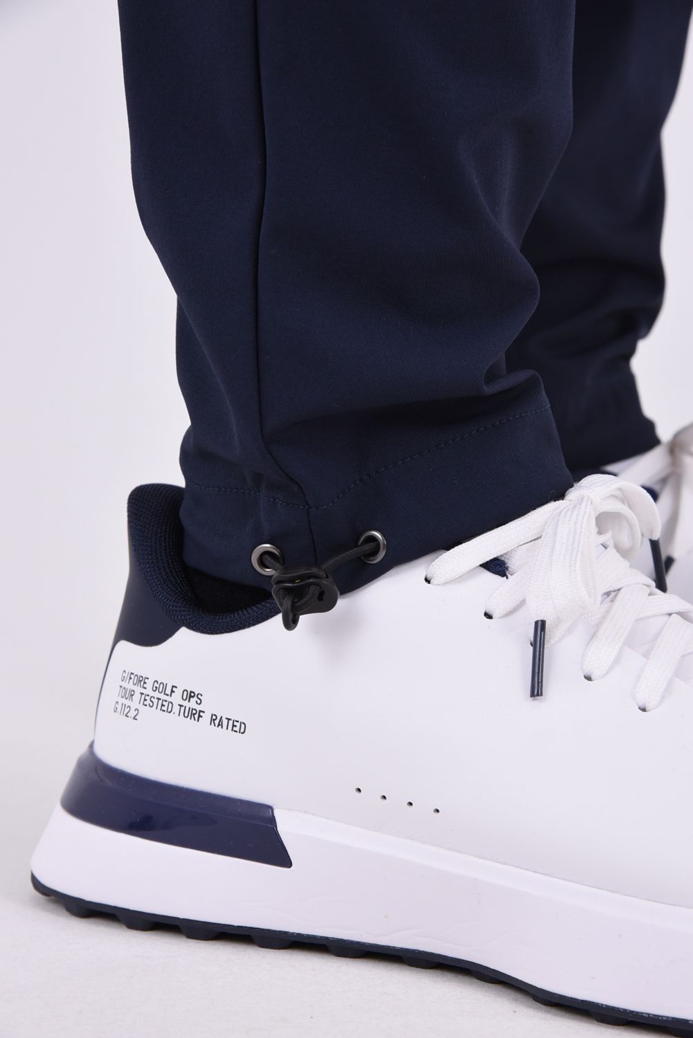 【26AW】 WB PANTS / サイドロゴ ウエストゴム ロングパンツ (ネイビー)