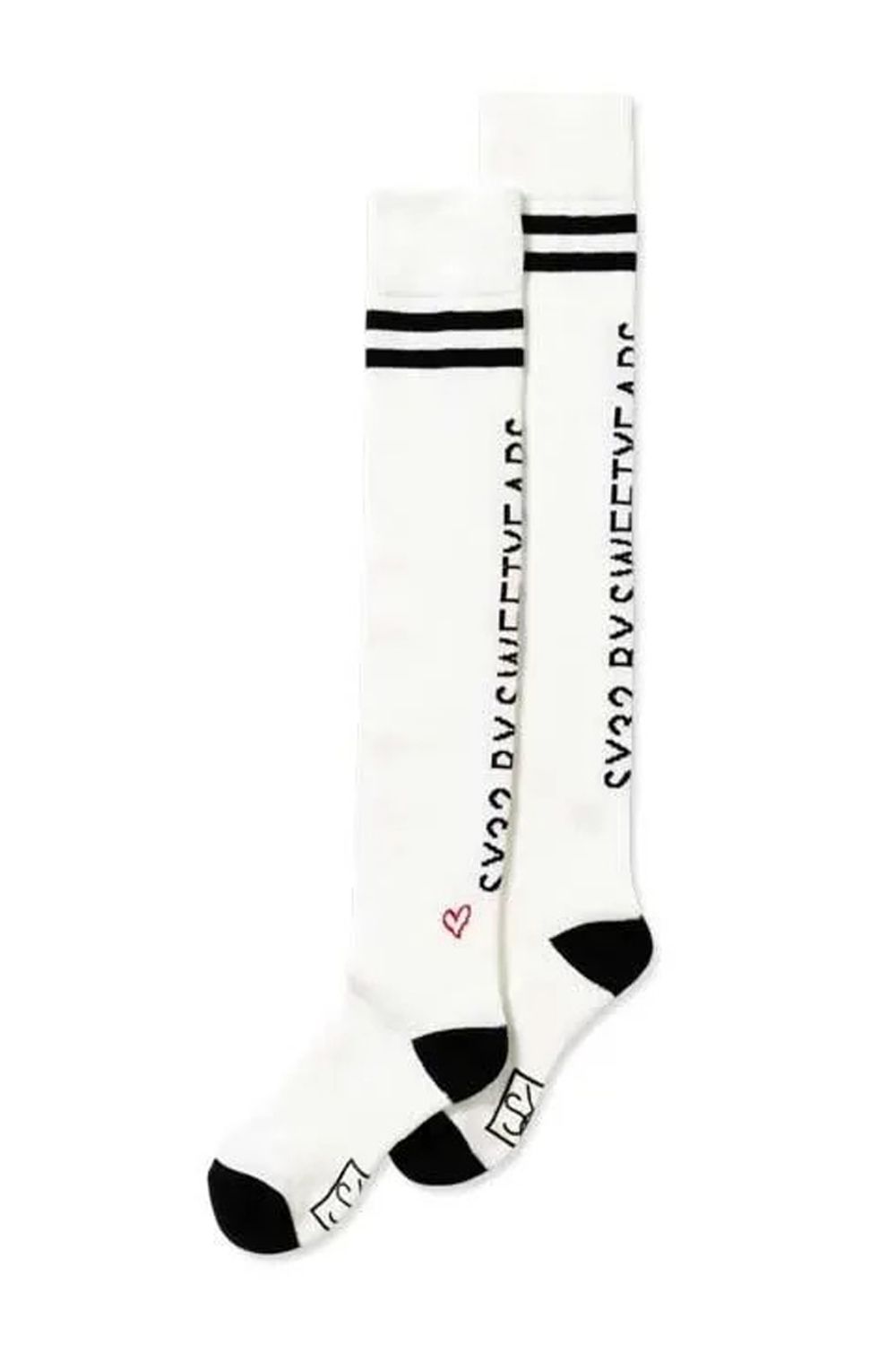 【26SS】【レディース】 LADYS KNEE HI SOX / ブランドロゴジャカード ニーハイソックス (ホワイト)*