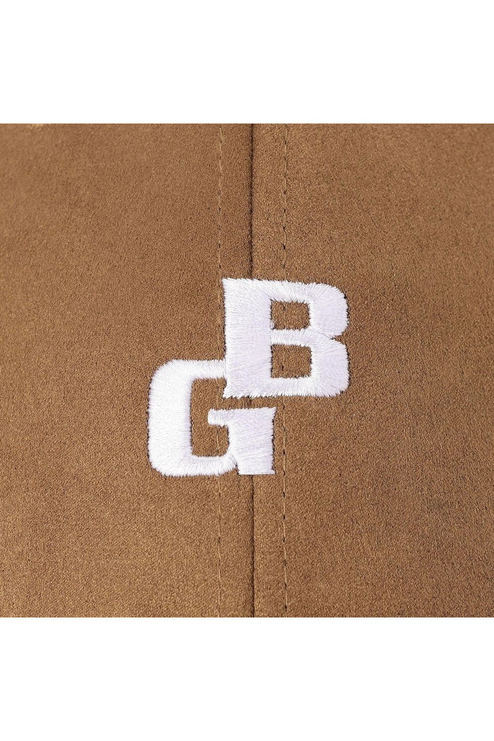 【26AW】 MEN’S SUEDE SMALL BG LOGO CAP / スウェード素材 スモールBGロゴ キャップ (ベージュ)