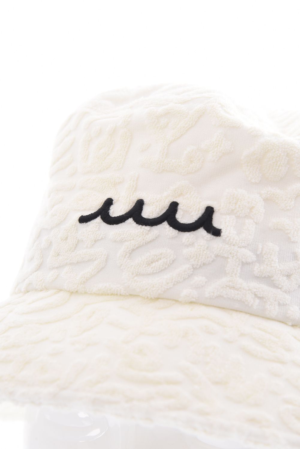 【26SS】 LINE ART PILE BUCKET HAT / パイル生地 ラインアート バケットハット (ホワイト)
