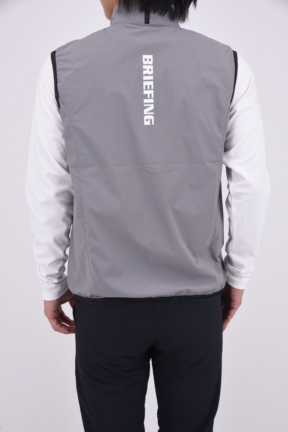 【25AW】 POCKETABLE WIND VEST / ポケッタブル ライトベスト (グレー)