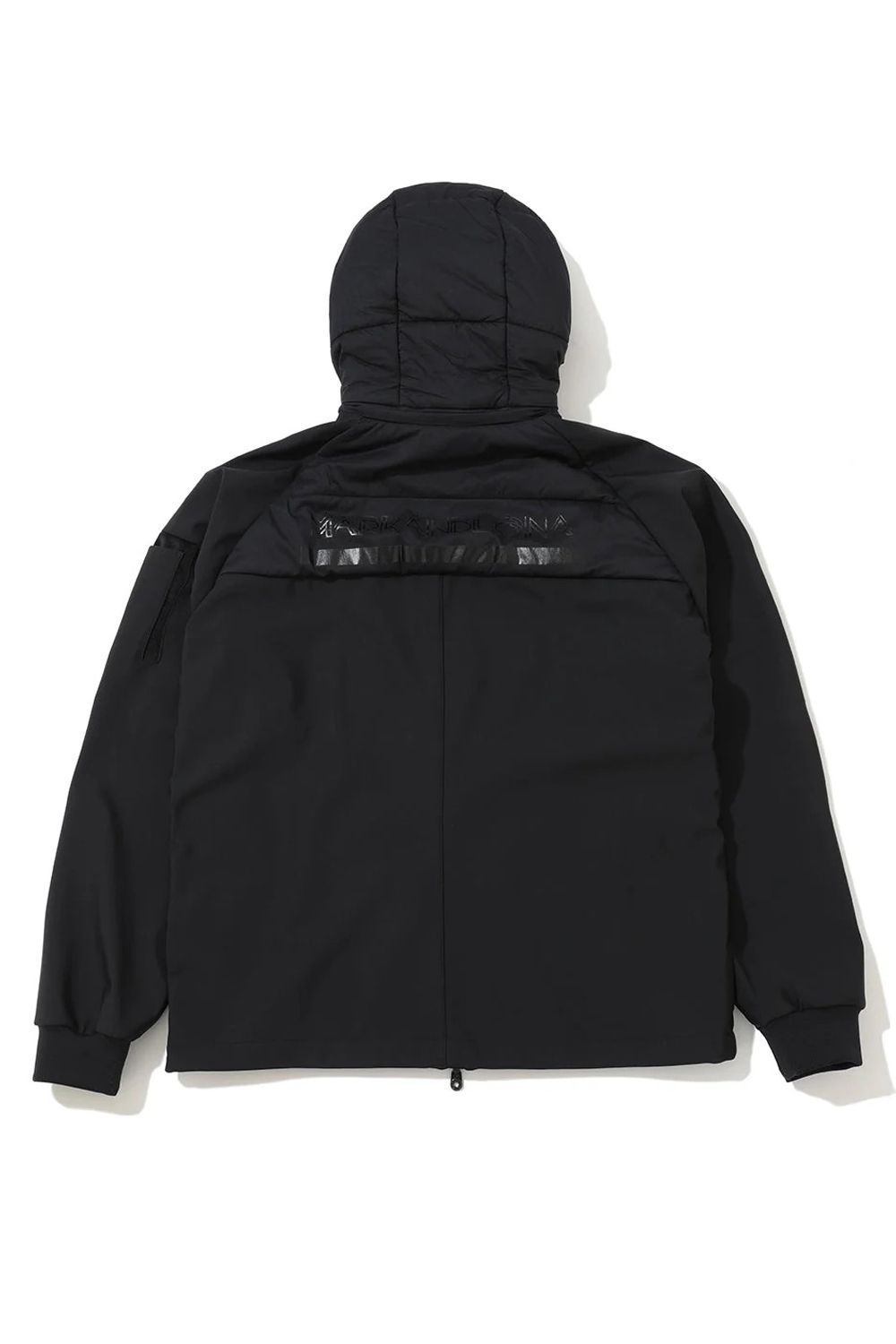 【2025AW】 PRIMAL AIR HYBRID JACKET / PERTEX®ナイロン リフレクタープリント ハイブリッドパファージャケット (ブラック）