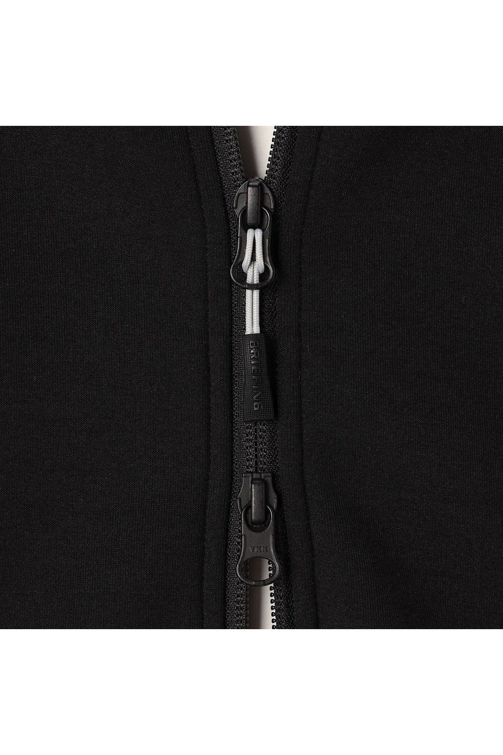 【26AW】【レディース】 WOMEN’S WARM LINE PARKA / ダンボールニット サイドライン ジップアップパーカー (ブラック)