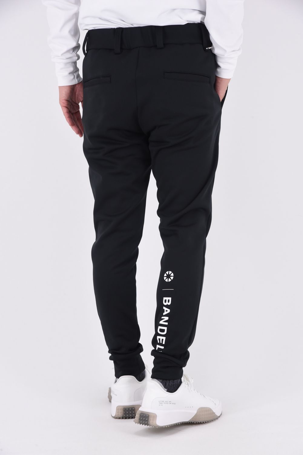 BASIC LONG PANTS MENS / テックスブリッド リブパンツ (ブラック)