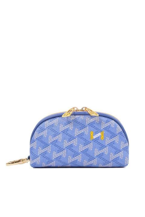 【プレゼント好適品】 KIWI PETIT (キウィ プチ)  / ブランド オリジナルテキスタイル プチ ポーチ (ドーンブルー)*