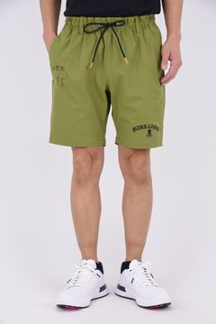 【26SS】 SOVEREIGN UTILITY TWILL SHORTS / ポリエステルツイル ブラックレターフォントロゴ ショートパンツ (グリーン)
