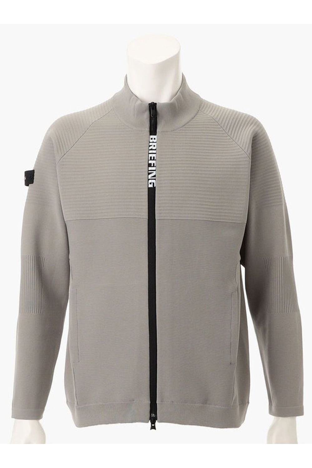 【25AW】 MEN'S WR KNIT BLOUSON / 超撥水糸 ハイネックニットブルゾン (グレー)
