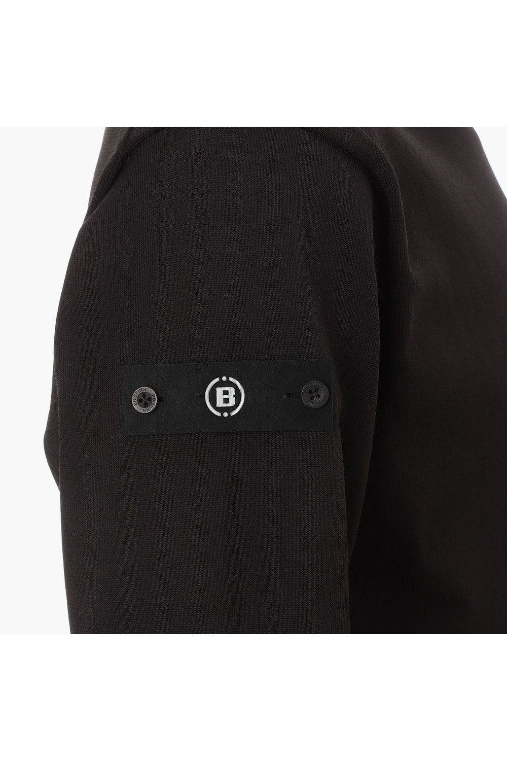 【26SS】 MEN'S WR CREWNECK KNIT / 超撥水糸 ブランドロゴジャカード クルーネックニット (ブラック)