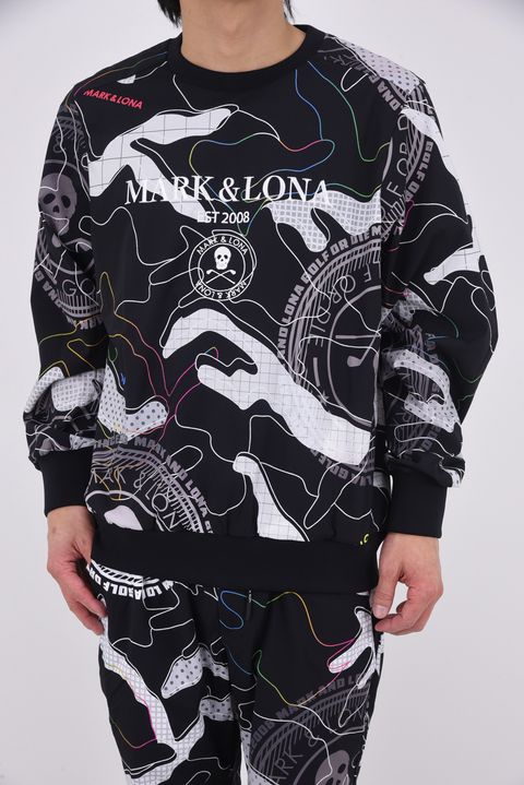 【26SS】 AXON CAMO PERFORMANCE SNEAD JK / 軽量ナイロンタフタ カモフラージュプリント スニードジャック (ブラック)