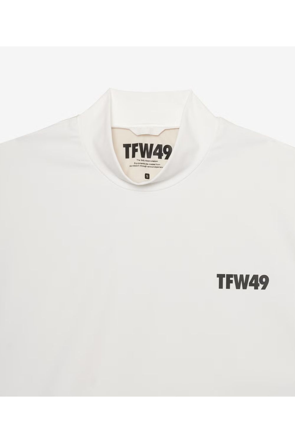 【26SS】【レディース】 RELAX MOCK NECK TEE / モックネックTシャツ (ホワイト/ベージュ)