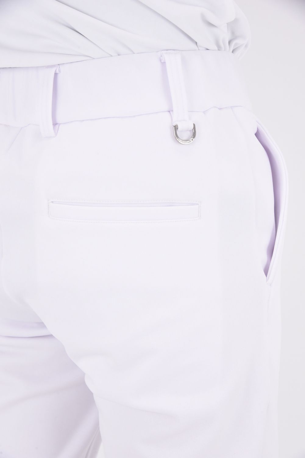 BASIC LONG PANTS MENS / テックスブリッド リブパンツ (ホワイト)