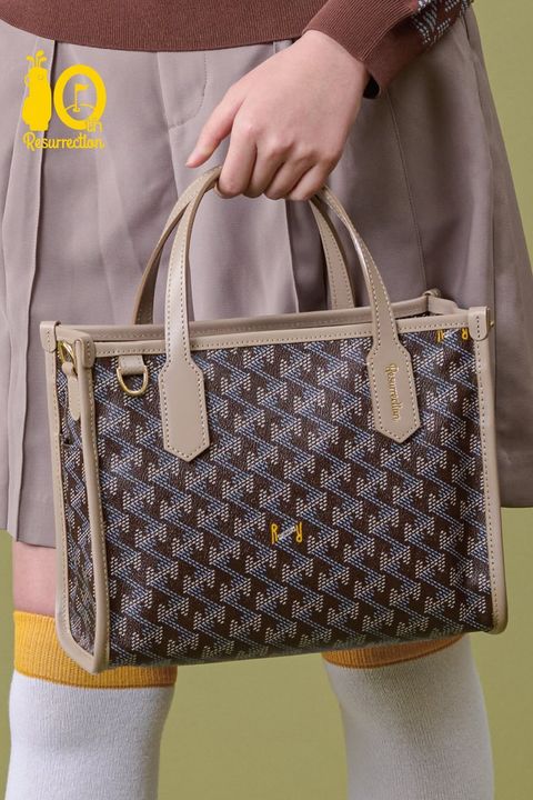 【26AW】  LANIUS SQUARE MINI (ラニウス スクエア ミニ) / ブランドオリジナルテキスタイル カートバッグ (ケヤキ)