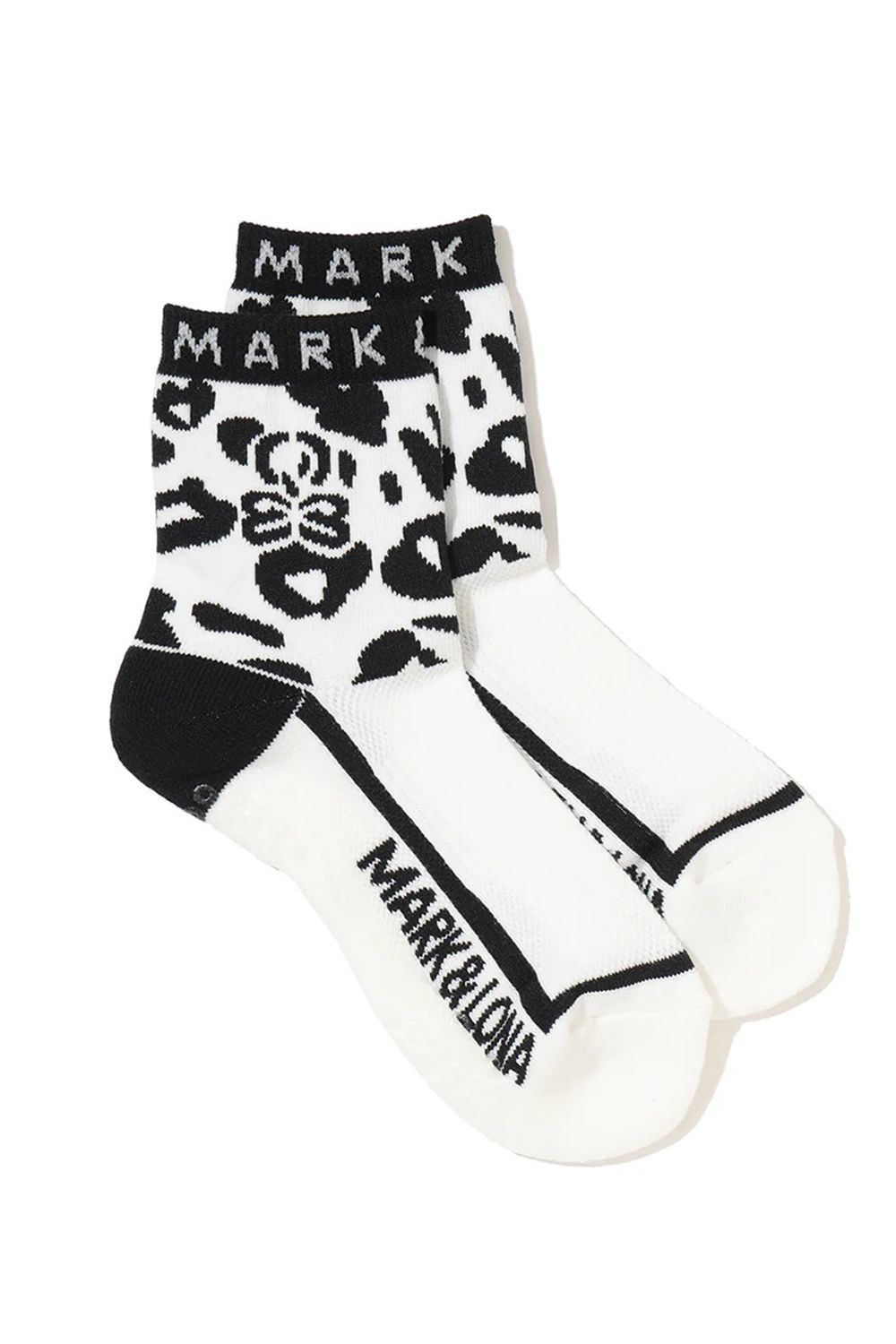 【26SS】【レディース】 PANTERA GRIP ANKLE SOCKS / レオパードパターン アンクルソックス (ホワイト)