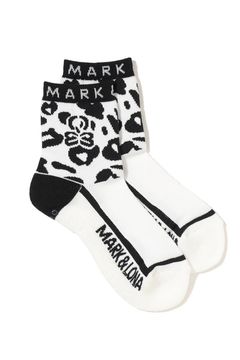 【26SS】【レディース】 PANTERA GRIP ANKLE SOCKS / レオパードパターン アンクルソックス (ホワイト)