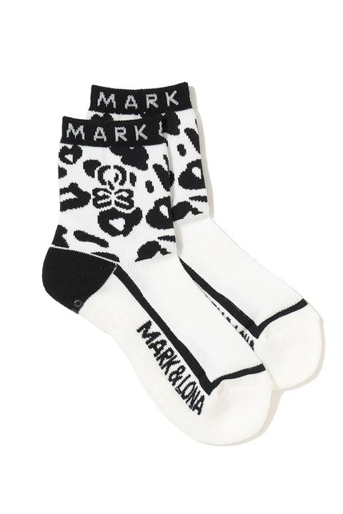【26SS】【レディース】 PANTERA GRIP ANKLE SOCKS / レオパードパターン アンクルソックス (ホワイト)