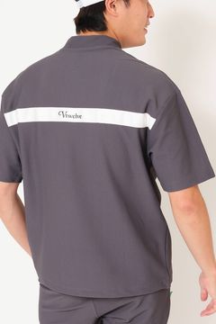 【26SS】 AIRY AWA MOCK / ワッフル生地 バックライン モックネックTシャツ (グレー)