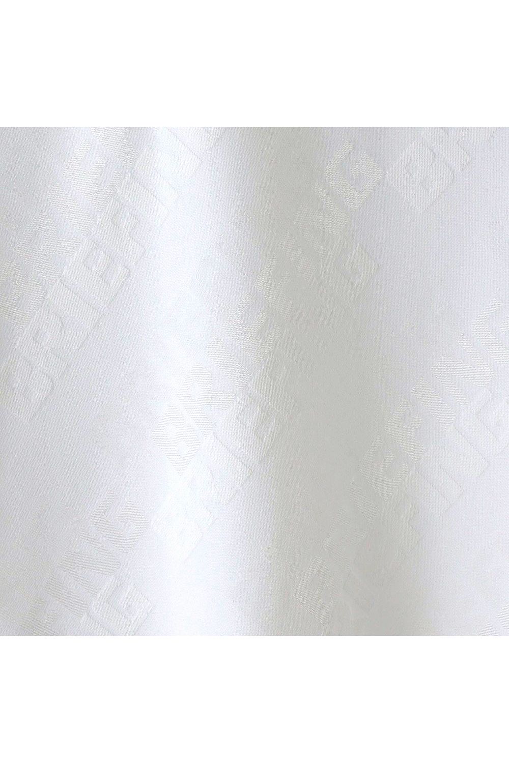 【26SS】 MEN'S SHADOW LOGO JQ HIGHNECK RF / バイアスロゴジャカード リラックスフィット モックネックTシャツ (ホワイト)