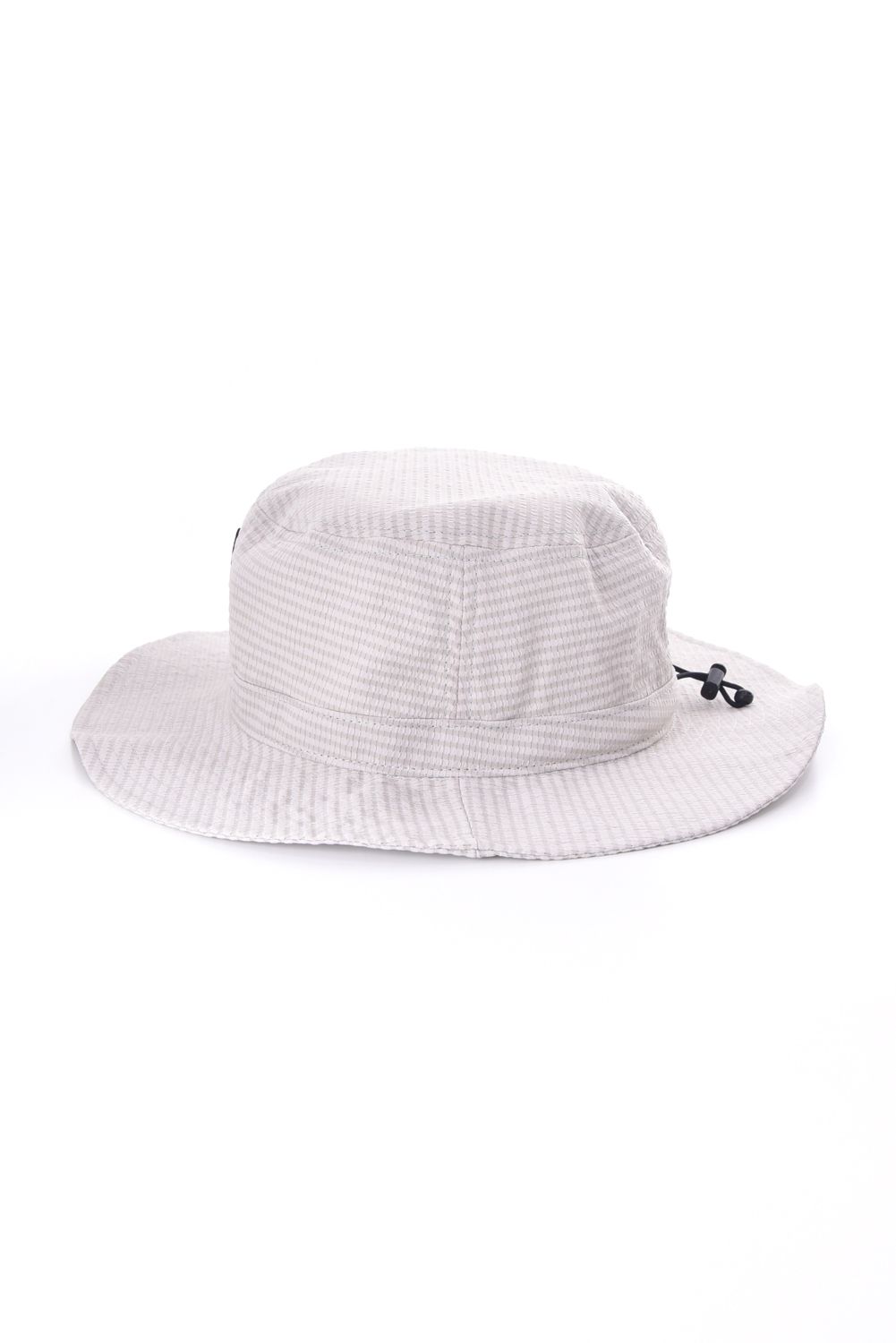 【26SS】 MEN’S SEERSUCKER WIDE HAT / シアサッカー ダイヤモンドロゴ ワイドハット (ベージュ)