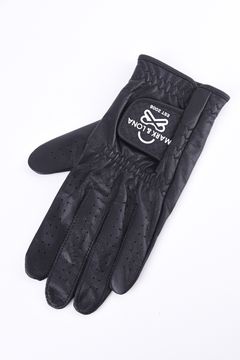 【26SS】 EVER BREATHABLE LEATHER GOLF GLOVE / ラムレザー ブランクスカルロゴ 左手用グローブ (ブラック)