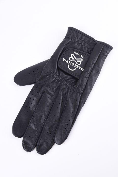 【2026SS 木村拓哉さん着用 VOL.4】 EVER BREATHABLE LEATHER GOLF GLOVE / ラムレザー ブランクスカルロゴ 左手用グローブ (ブラック)